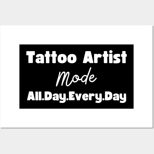 Tattoo Artist Gift Wall Art by HobbyAndArt